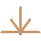 Ekena Millwork Kennewick Timber Gable Bracket, Western Red Cedar, 60"W x 40"H x 1 1/2"D x 3 1/2"F, 16/12 Pitch GBW060X40X0204KEN00SWR - alternate 1